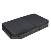 Cover for Titan Swim spa V1 - Full Set(2 Parts) - 4300 x 2250mm, Radius 200mm - Black Fabric with PS Logo